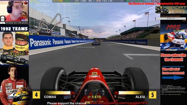 Formula-1. Season 1992. 1 Round. Qualify and Race. смотреть онлайн