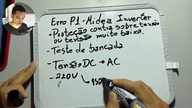 ERRO P1 MIDEA | TENSÕES OK - MAS O ERRO FOI DE SOBRETENSÃO #AME