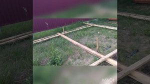 Баня 6х4. Траншея под фундамент.