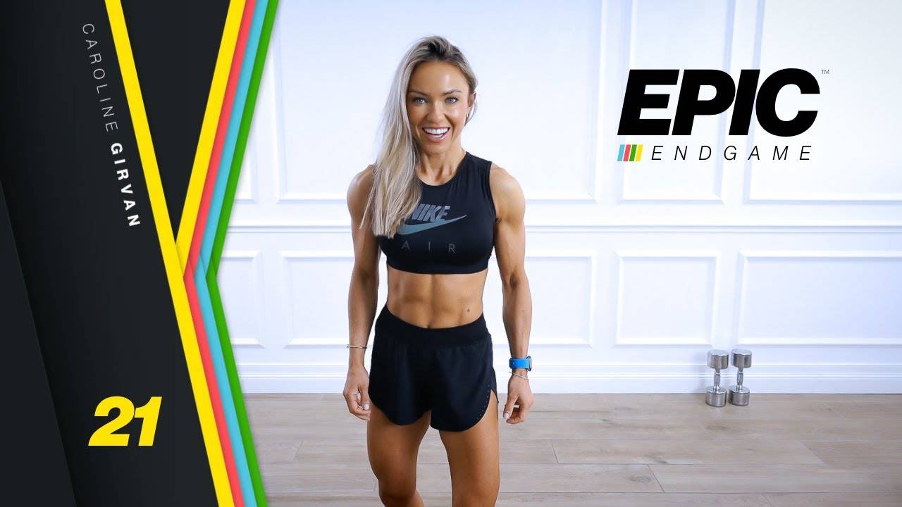 Caroline Girvan - QUALITY Quads & Calves - Dumbbell Leg Workout | EPIC Endgame Day 21