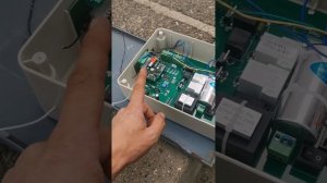 Замена блока управления AN-Motors на HOME GATE в шлакбауме