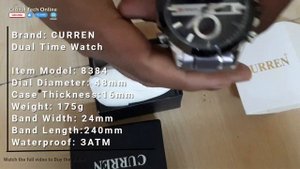 Curren Men's Watch Model-8384 Review