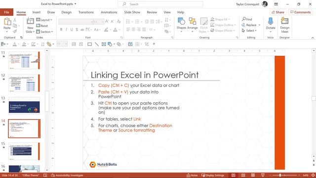 Excel to PowerPoint - What's the best way to do it？ (Embedding, Linking or Other) смотреть онлайн