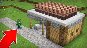 ЗАЧЕМ ЖИТЕЛИ ЗАЛЕЗЛИ НА КРЫШИ ДОМОВ В МАЙНКРАФТ | Риколит Minecraft