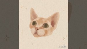рисую котиков на протяжении 3х минут(procreate speedpaint)