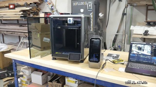 Creality K1C unboxing and first print