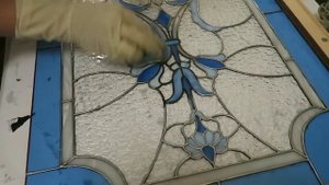 Витраж "Тиффани". Процесс изготовления витража.  #витражтиффани #витражмосква