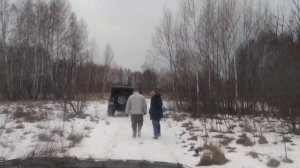 Нескучный ледяной оффроуд в Нескучном Ч 2. Пока что всё идёт хорошо.
