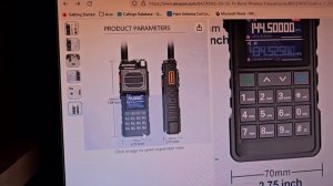 NEW BAOFENG UV25 larger than a Motorola brick cellphone lol 😆
