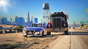 BeamNG Drive — Реалистичные аварии на автостраде