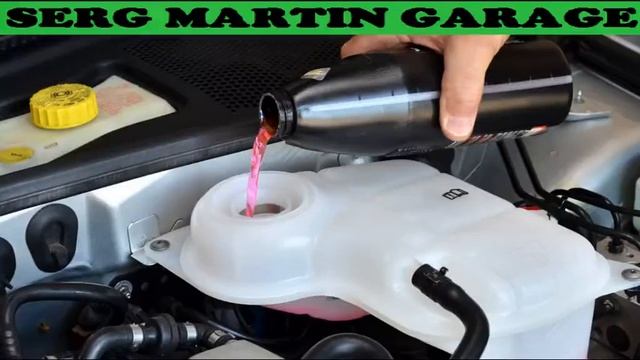 Как выгнать воздушную пробку из системы охлаждения смотреть онлайн