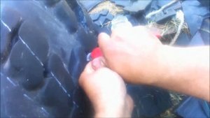 обдирка шины ви-3 от краза лапоть