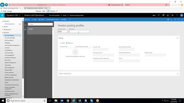 2018 03 15 06 40 Microsoft Dynamics AX Financials MB6 895 Session 2