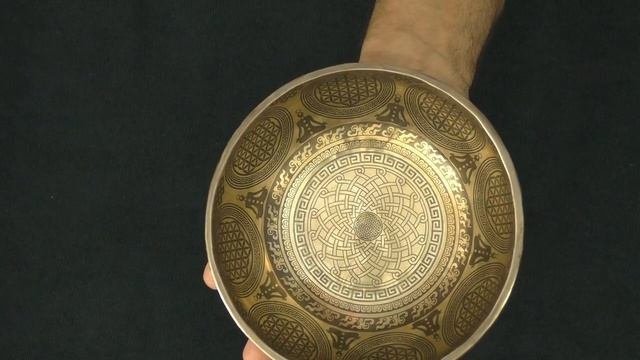 Поющая чаша Бутанская 16,4 см, Ре 293 Гц