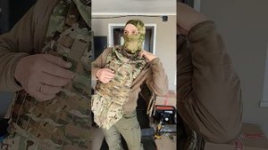 Плитник GearKraft Атом увеличенныйV2  камербаеды бр2,плиты бр5 +защита шеи SpetcTactika бр1+(кевлар