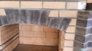 Барбекю комплекс из кирпича ручной формовки #строимпечитмн #мангальнаязона #беседка #барбекю #diy