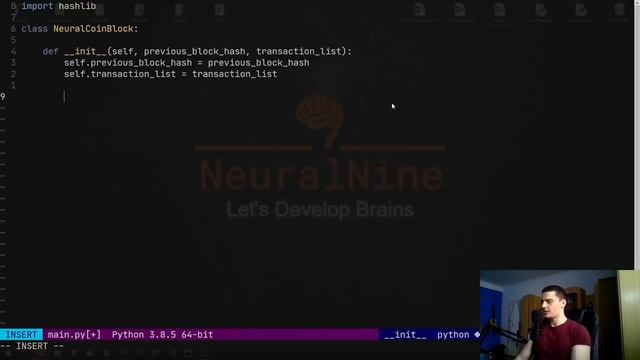 Coding A Blockchain in Python смотреть онлайн