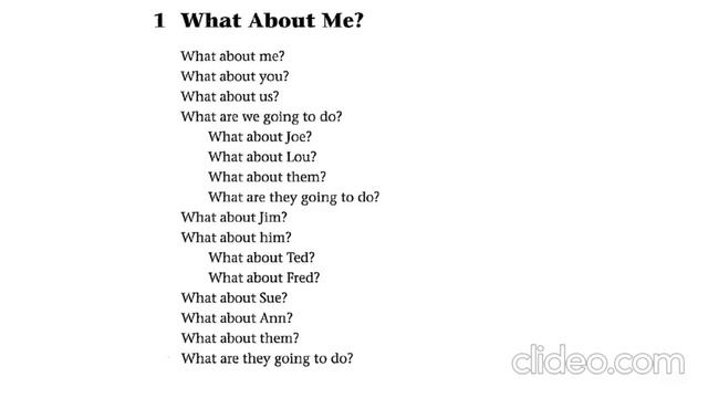 GrammarChants 9.1 What about me смотреть онлайн