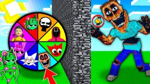 использую Читы в БИТВЕ ПОСТРОЕК против Девушки Спрунки в Майнкрафт! *Построил Мимика