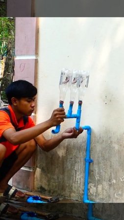 Free electricity | I turn PVC pipe into a water pump at home free no need electricity power