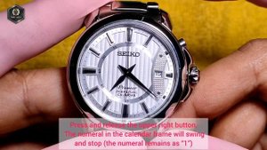 How to set Seiko Perpetual Time and Date setting SNQ155P1 | Perpetual Calendar | @timewatchdc