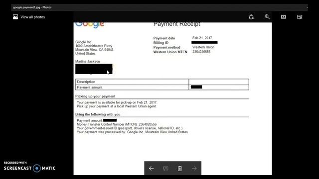 How I Receive My Google Adsense Payment From Western Union Tortola British Virgin Islands | 2017