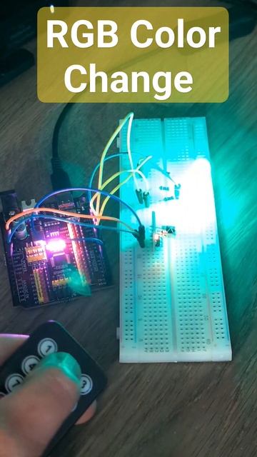 Change RGB Using IR Remote #arduino