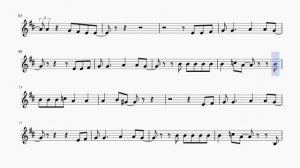 Я вернусь. И.Тальков. Ноты для альт саксофона