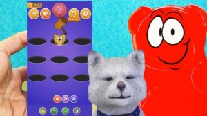 🙉МАРСИК И ЖЕЛЕЙНЫЙ МЕДВЕДЬ ВАЛЕРА ПРОТИВ ЖУЛИКОВ ПОМОЖЕМ КАНАЛУ ПОЗНАВАТЕЛЬ #ВАЛЕРКАЖИВИ