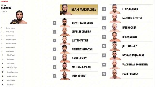 Predicting the top 15 for EVERY UFC division by the end of 2024! (including pound for pound)