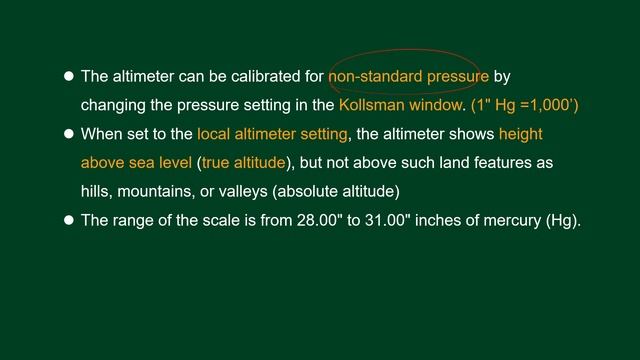 Altimeter(고도계)
