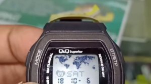 Setting Q&Q Superior World Time