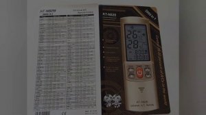 UNIVERSAL AC REMOTE CONTROL KT-N828 INSTALLATION  #kt-n828