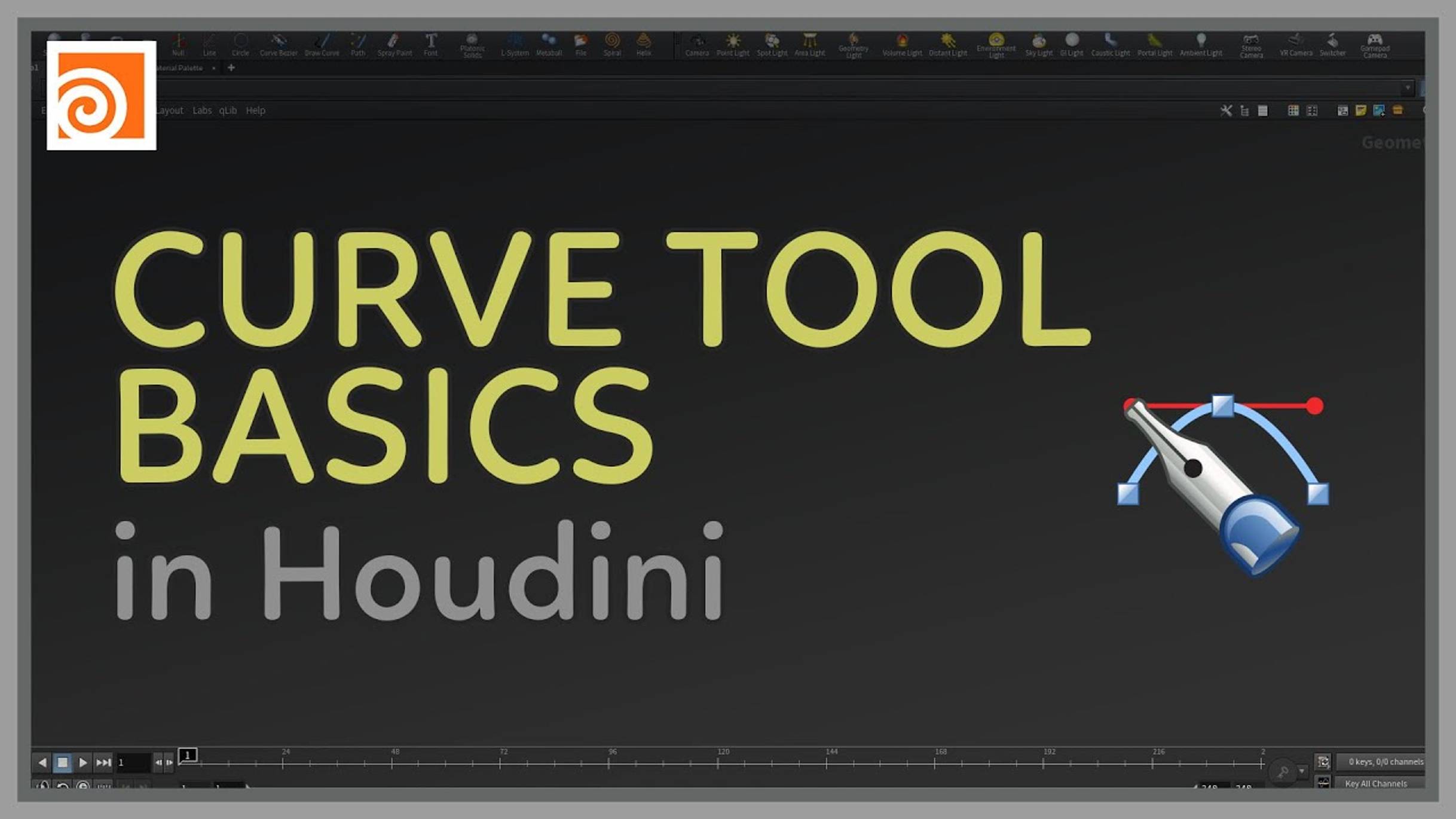 18 Curve Tool Basics in Houdini