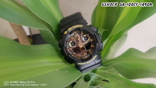 GSHOCK GA-100CF-1A9DR watch overview camouflage смотреть онлайн