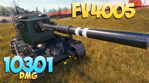 FV4005 - 4 Фрагов 10.3K Урона - Ленивый! - Мир Танков