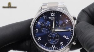 UNBOXING TISSOT 45MM CHRONO XL CLASSIC BLUE DIAL T1166171104701