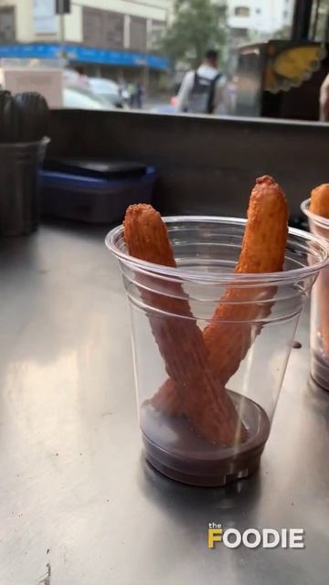 Nutella Churros with drizzled chocolate sauce 🤤 | Street style Churros | #shorts смотреть онлайн