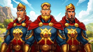 СКАЗКА КАК ТРИ БОГАТЫРЯ ВРАГОВ ПОБЕДИЛИ