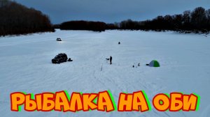 КЛЁВ как с ПУЛЕМЁТА В ФЕВРАЛЕ, САМ УДИВИЛСЯ! Рыбалка на Оби!