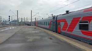 Прибытие ЭП2К-221 с поездом №73/74 Тюмень/Новый Уренгой - Санкт-Петербург!