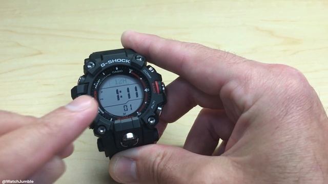 Casio G-Shock (GW-9500) Mudman | Change Time Format (12hr vs. 24hr) смотреть онлайн