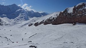 На одной волне с Сыном! Азау, Эльбрус, горные лыжи и борд #Эльбрус #азау