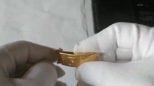 Золотой замок на браслет для часов Rolex 750 проба.
