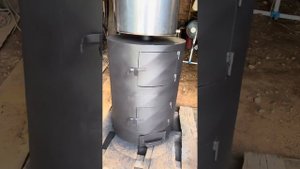 Печь для бани из трубы