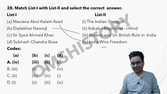 (Answers) Test your PYQ Gyan : Session II (2008-2010) I NTA UGC NET I History
