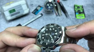 🚨 Крутой хомаж на ROLEX SUBMARINER от STEELDIVE SD1953 BLACK 30ATM. Обзор + настройка.