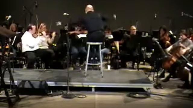 Leytush is rehearsing Shostakovich Chamber Symphony op.110a, part 1
