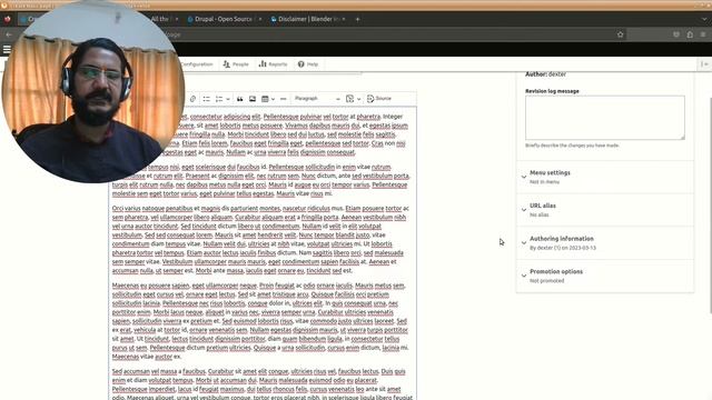 Drupal 10 Creating Basic Pages for the site