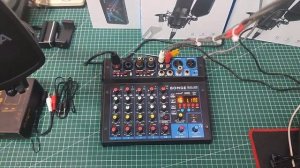 BOMGE BMG-06B - Compact Powered Audio Mixer for Vlogging, Podcast & Livestreaming | Tagalog